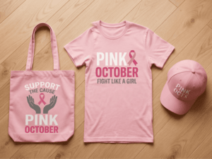 Professionelle Personalisierung Ihrer Rosa Oktober Werbeartikel