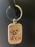 Schlüsselanhänger aus Holz