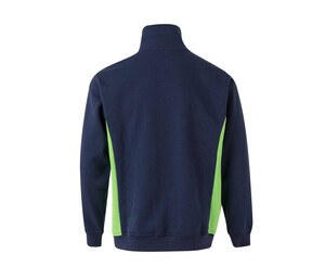 VELILLA V5704 - SWEAT BICOLORE COL ZIPPÉ