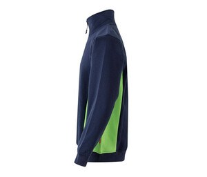 VELILLA V5704 - SWEAT BICOLORE COL ZIPPÉ
