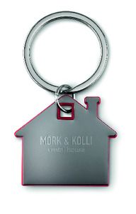 IMBA Durable House Shaped Stainless Steel Key Ring - GiftRetail MO8877