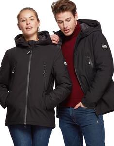 Mustaghata COLORADO - SOFTSHELL JACKET UNISEX WITH REMOVABLE HOOD HooDDooH