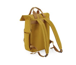 BAG BASE BG118L - RECYCLED TWIN HANDLE ROLL-TOP LAPTOP BACKPACK
