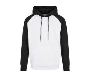 BUILD YOUR BRAND BYB005 - Classic Raglan Hoodie with Contrast Design
