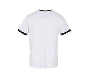 BUILD YOUR BRAND BYB022 - Kontrastfarbener Baumwoll-Ringelshirt