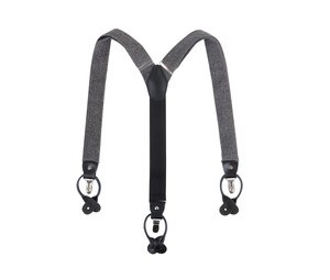 KARLOWSKY KYAG4 - Stylish urban suspenders with herringbone pattern