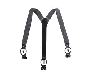 KARLOWSKY KYAG4 - Stylish urban suspenders with herringbone pattern