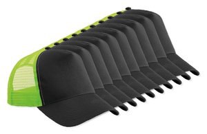 Schwarz/ Limettengrün