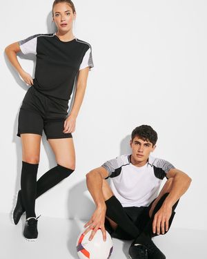 Roly CJ0525 - JUVE Unisex Sportset bestehend aus 2 T-Shirts + 1 Shorts