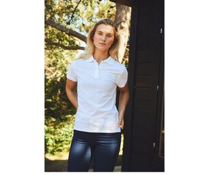 Neutral O22980 - Damen Bio-Baumwolle Piqué Polo mit Rippdetails