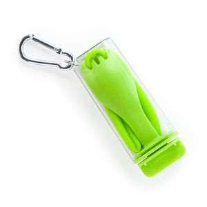 PARBU Karabiner-Set: Straw & Fork - EgotierPro MD4023