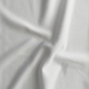 Roly TJ9990 - INTERLOCK POINTEL POLIESTER 140 GSM White polyester fabric