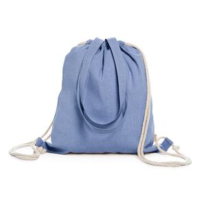 Stamina MO7107 - VARESE Drawstring backpack bag made of 100% recycled cotton in mottled finish