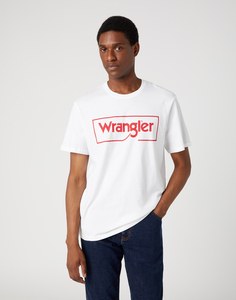 WRANGLER W7H - Wrangler Bio-Baumwolle T-Shirt mit Logo-Design