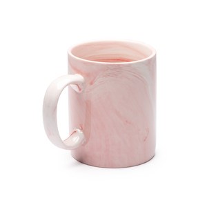 NORVAL Ceramic mug with a marble effect finish