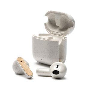 Stamina EP3041 - KUASI Wireless earbuds in wheat fibre and bamboo