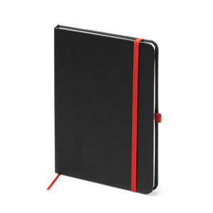 Stamina NB7987 - PIANA A5 notebook with hard covers in black PU