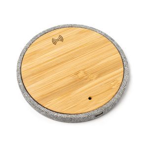 Stamina CR2988 - SIBON Wireless charger with main structure in bamboo and RPET fabric