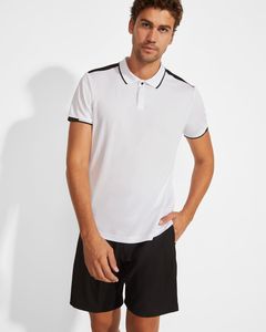Roly PO0402 - TAMIL Funktions Kurzarm-Poloshirt aus recyceltem