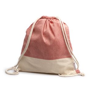 Stamina MO7091 - LUANDA Drawstring bag made of recycled cotton in a heather finish design and 120 gsm natural cotton