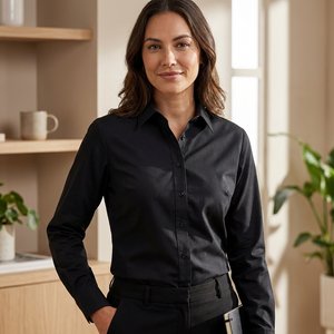 Roly CM5505 - MOSCU WOMAN Langärmelige Bluse für Frauen aus Stretchmaterial
