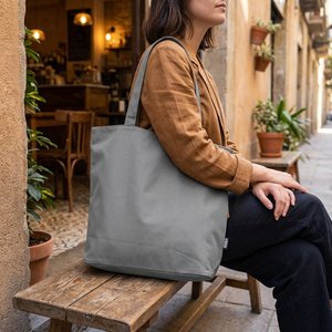 Panama GRS recycled zippered tote bag 20L - EgotierPro 130052