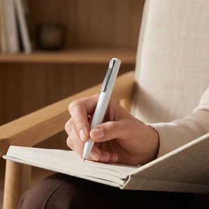 Juana recycled aluminium ballpoint pen (blue ink) - EgotierPro 107917