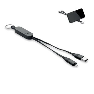 CABO 60W cable keyring recycled ABS - GiftRetail MO2443