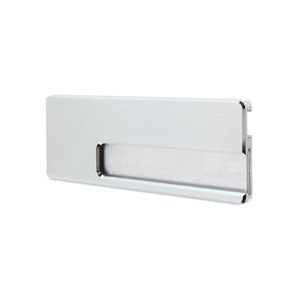 Claps 49156 - Aluminum Name Tag with Writable Paper Insert