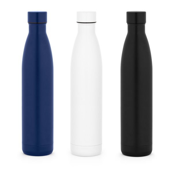 Double-walled stainless steel bottle (90% recycled)