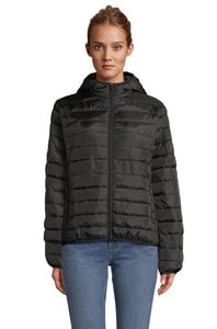 SOL'S 04445 - STREAM HOODED WOMEN Lightweight Hooded Padded Jacket