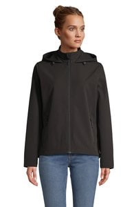 SOL'S 04448 - RACE HOODED WOMEN Damen Kapuzenjacke, Softshell