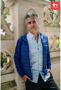 TH Clothes 30246 - Herren-Kapuzenjacke aus 300T-Taft