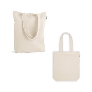 TraTragetasche aus Baumwolle (50%), recycelter Baumwolle (30%) und polyester (20% rPET) (220 g/ m²) - Egotier 92331