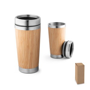 Reisebecher aus Bambus und Edelstahl 500 ml - Egotier 94241