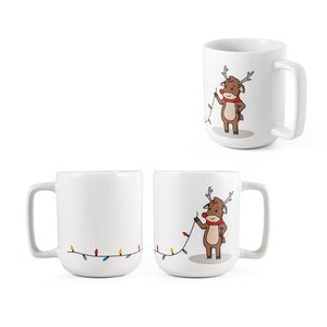 Mug with Christmas print 330 mL - Egotier 94282