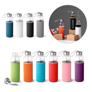 Glas und Edelstahl Sportflasche 520 mL - Egotier 94646