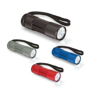 Aluminum flashlight with 9 LEDs - Egotier 94736