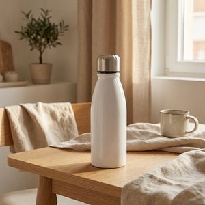 Aluminiumflasche sublimations mit Edelstahlverschluss 500 ml - Egotier 94957