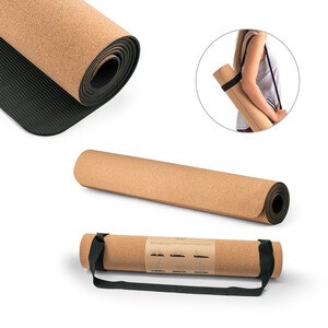 Yogamatte aus Kork und TPE. Bis zu 3.7 mm - Egotier 98138