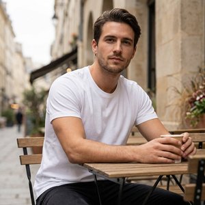 STARWORLD SWGL3 - Herren-t-shirt aus bio-baumwolle