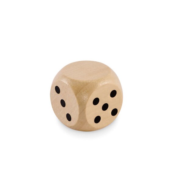 DADIN Schima wooden dice 3cm dia - GiftRetail MO2613