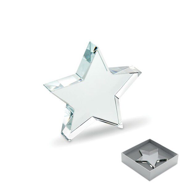 STARWARD Glass star award - GiftRetail MO2660