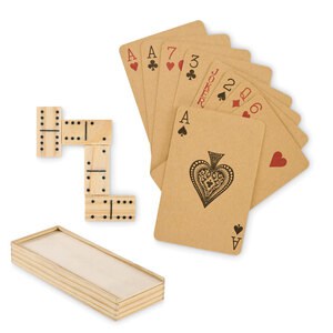 DOMI&CARDS Domino and cards set - GiftRetail MO2669