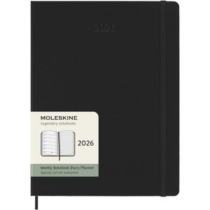 Moleskine 107950 - Hardcover 12 Monate Wochenkalender XL