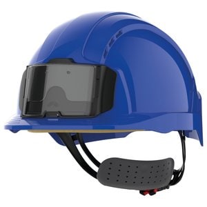 JSP JSAJB173 - EVOLite® Sicherheitshelm mit Kartenhalter, belüftet, Zahnstangenspannung