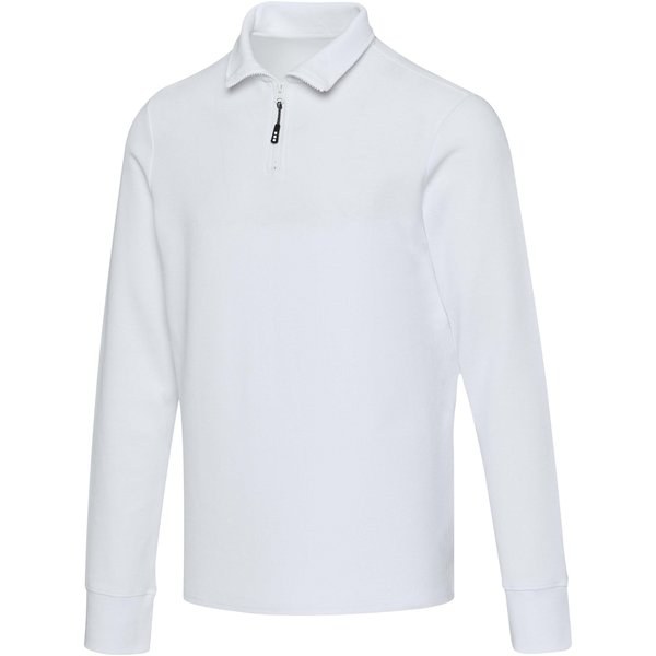 Zeus long sleeve unisex half zip polo