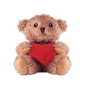CUDDLE Teddy bear plush with heart - GiftRetail MO2802
