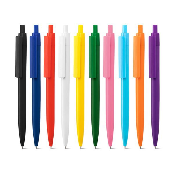 ABS ballpoint pen with solid glossy finish - Egotier 91982