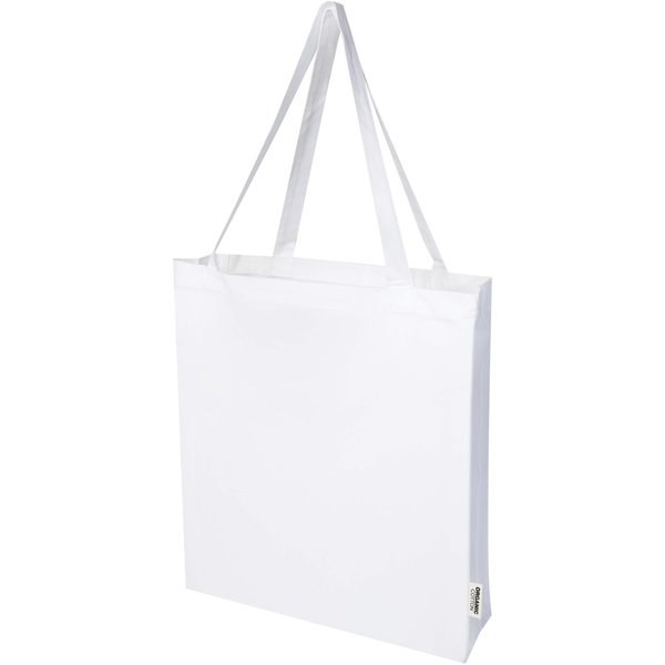 Odisha 180 g/m² OCS Bio Tragetasche mit Seitenfalten 14L - EgotierPro 120783